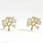Vintage Charm Silver Stud Earrings