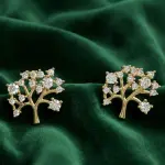 Vintage Charm Silver Stud Earrings